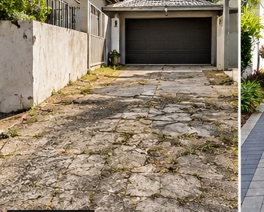 Driveway before paving